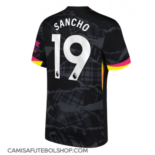 Camisa de time de futebol Chelsea Jadon Sancho #19 Replicas 3º Equipamento 2024-25 Manga Curta